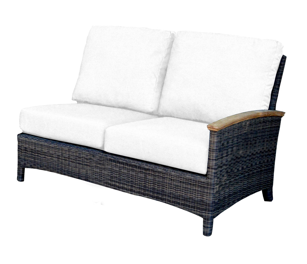 Bella Deep Seating Sectional Right Facing Settee