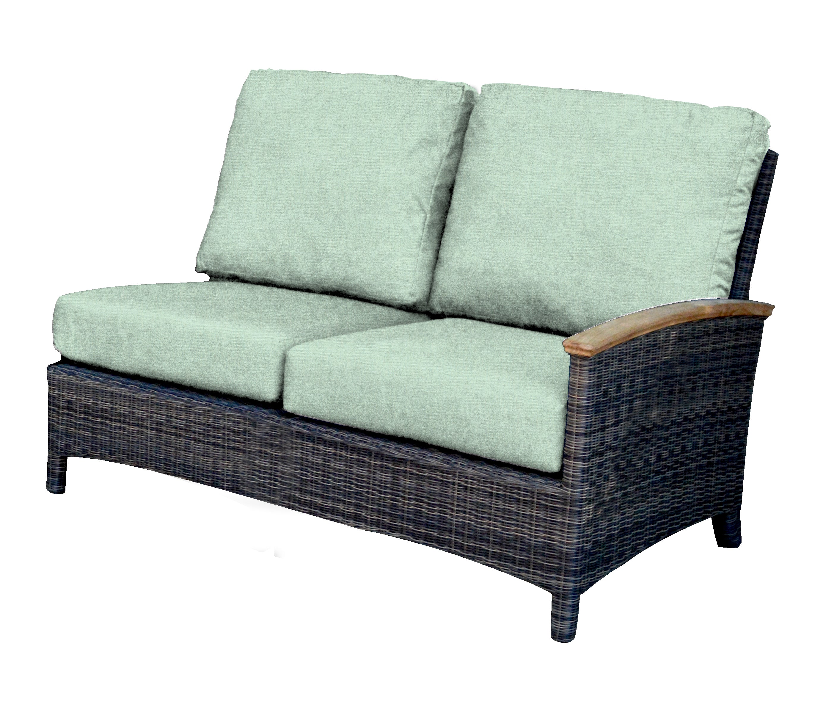 Bella Deep Seating Sectional Right Facing Settee