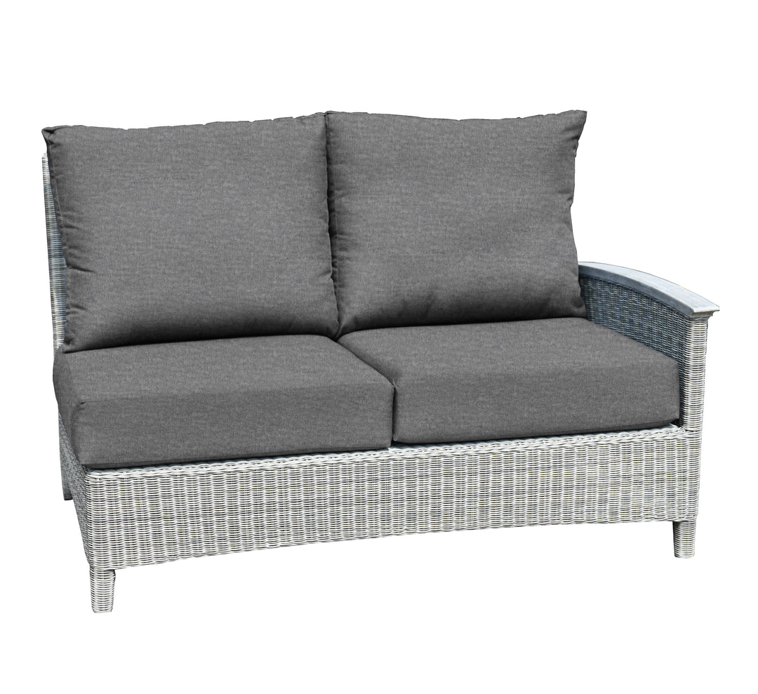 Bella Deep Seating Sectional Right Facing Settee