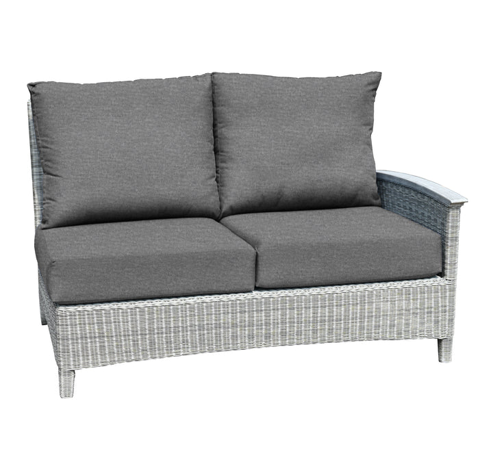 Bella Deep Seating Sectional Right Facing Settee