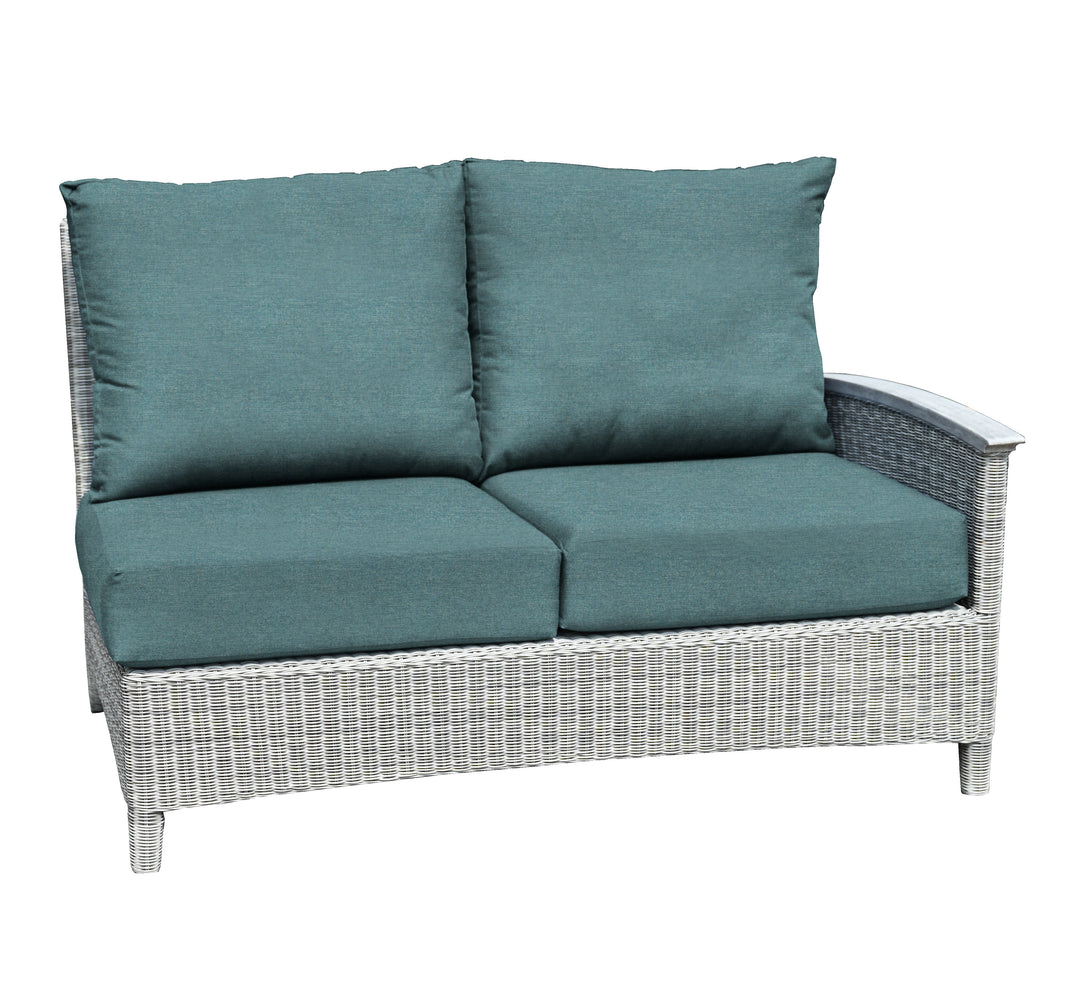 Bella Deep Seating Sectional Right Facing Settee