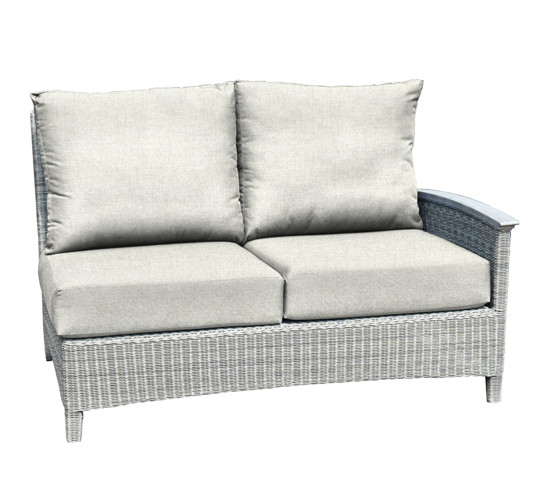 Bella Deep Seating Sectional Right Facing Settee