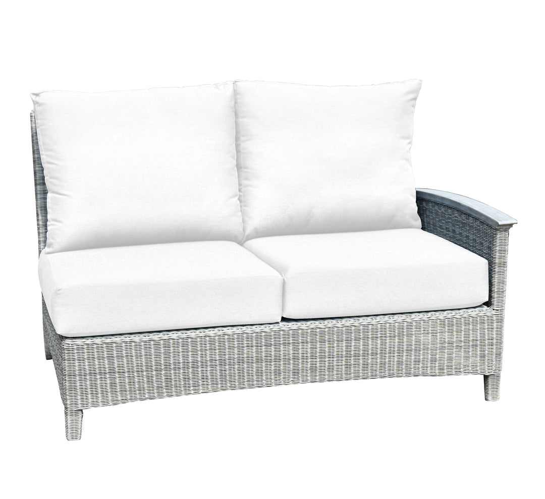 Bella Deep Seating Sectional Right Facing Settee