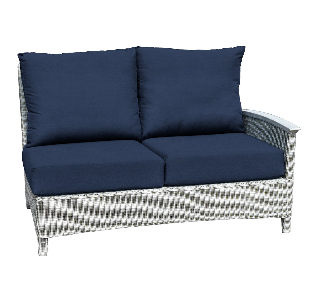 Bella Deep Seating Sectional Right Facing Settee