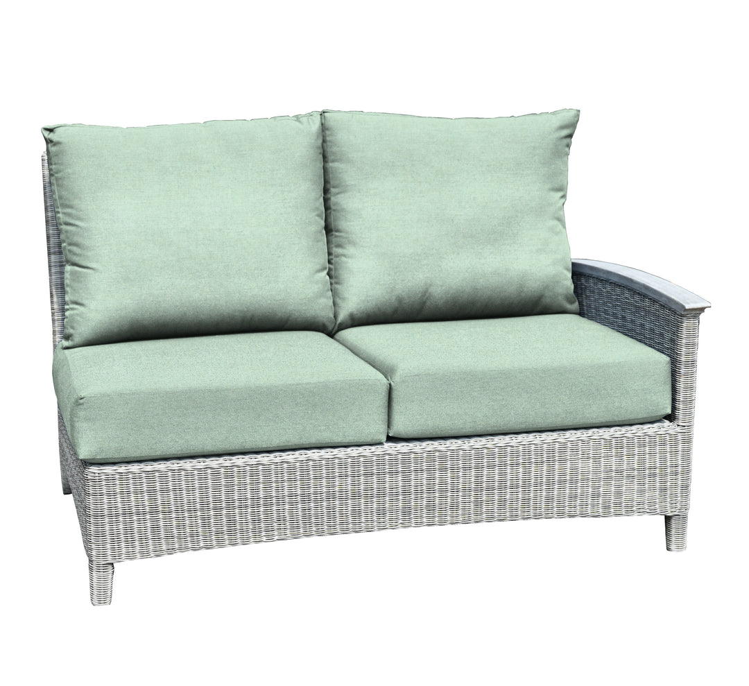 Bella Deep Seating Sectional Right Facing Settee