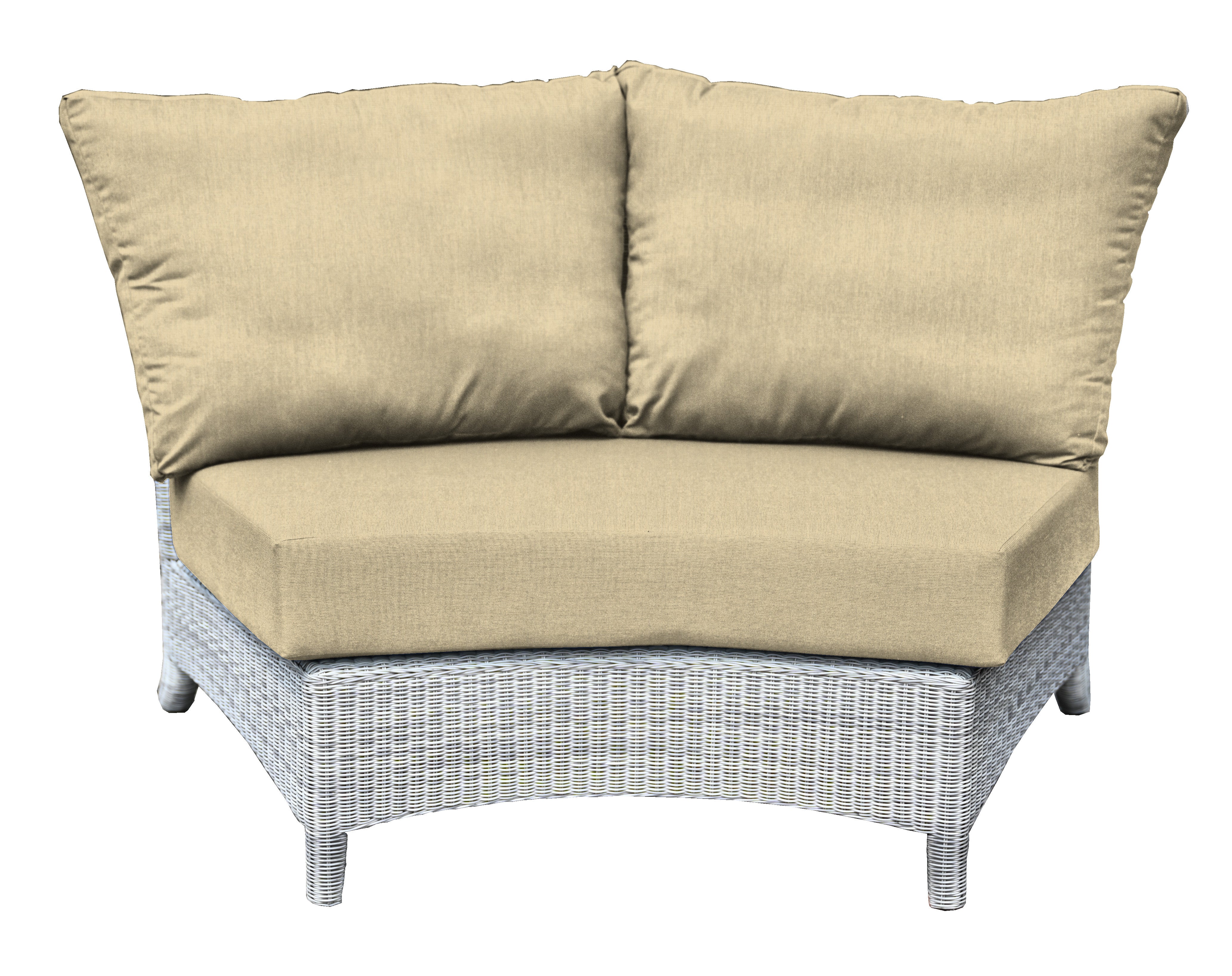 Bella Deep Seating Sectional Wedge Chair