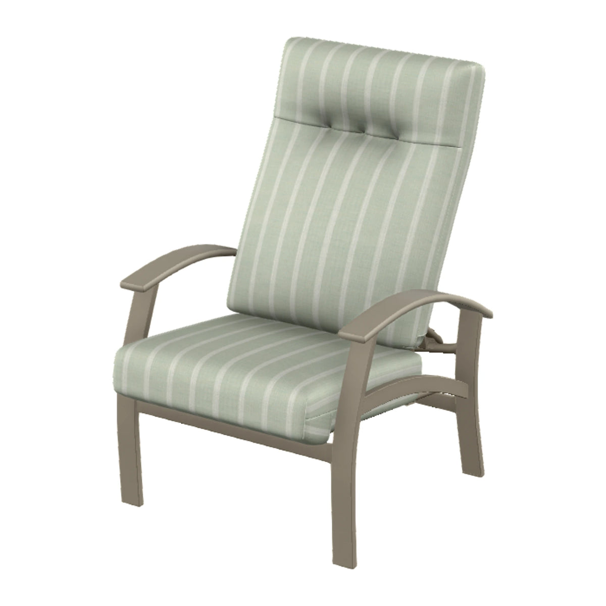 Belle Isle Cushion Supreme Height Adjustable Armchair — Storm PC / Storm Accents