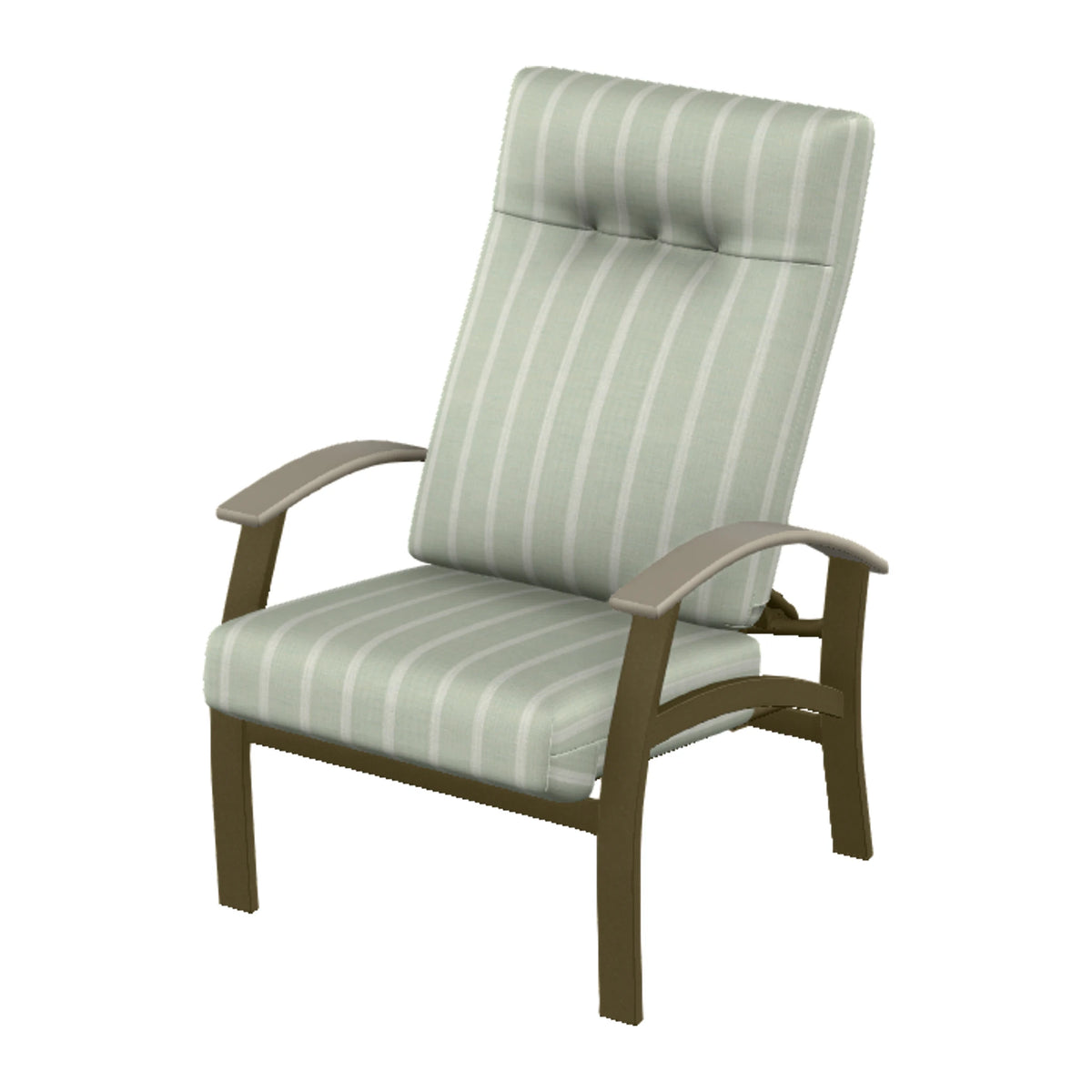 Belle Isle Cushion Supreme Height Adjustable Armchair — Beachwood PC / Storm Accents
