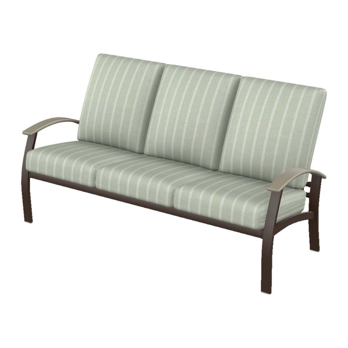 Belle Isle Cushion Sofa — Kona PC / Storm Accents