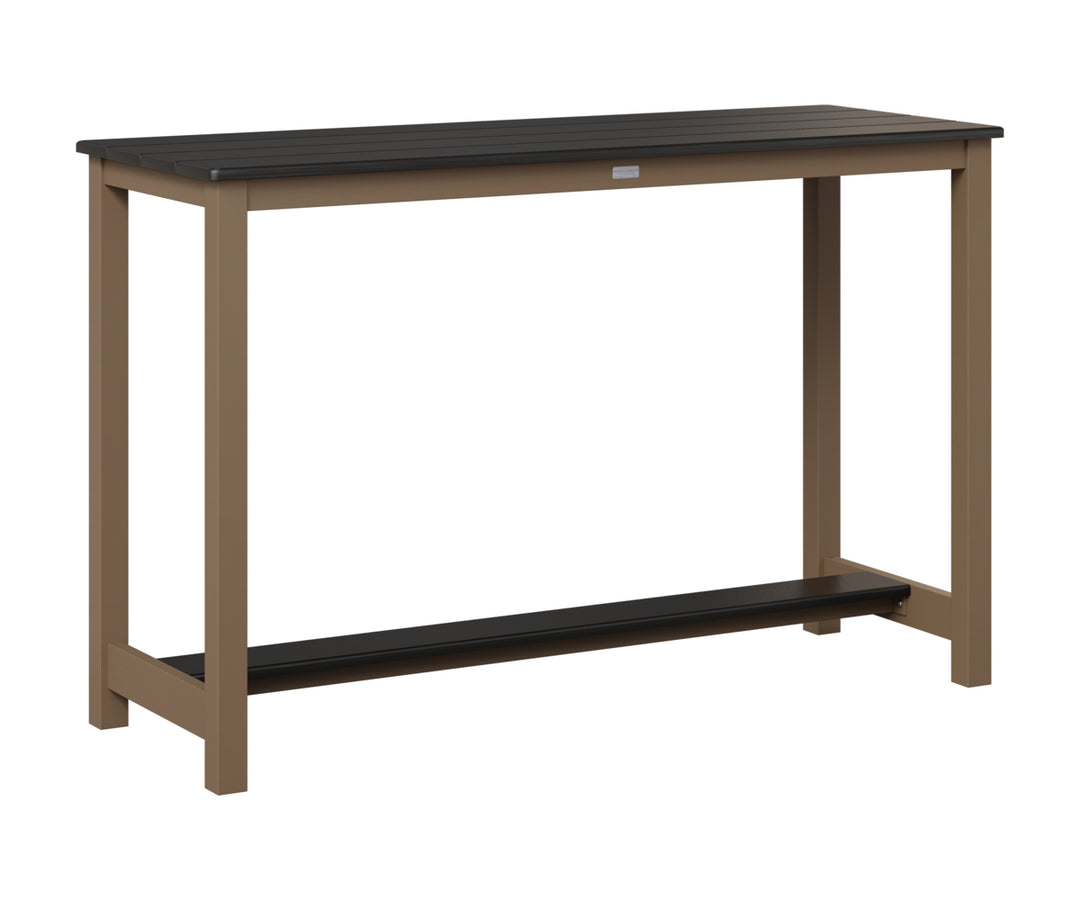 Balcony Table - Hammered Top - Aluminum Base - Bar Height