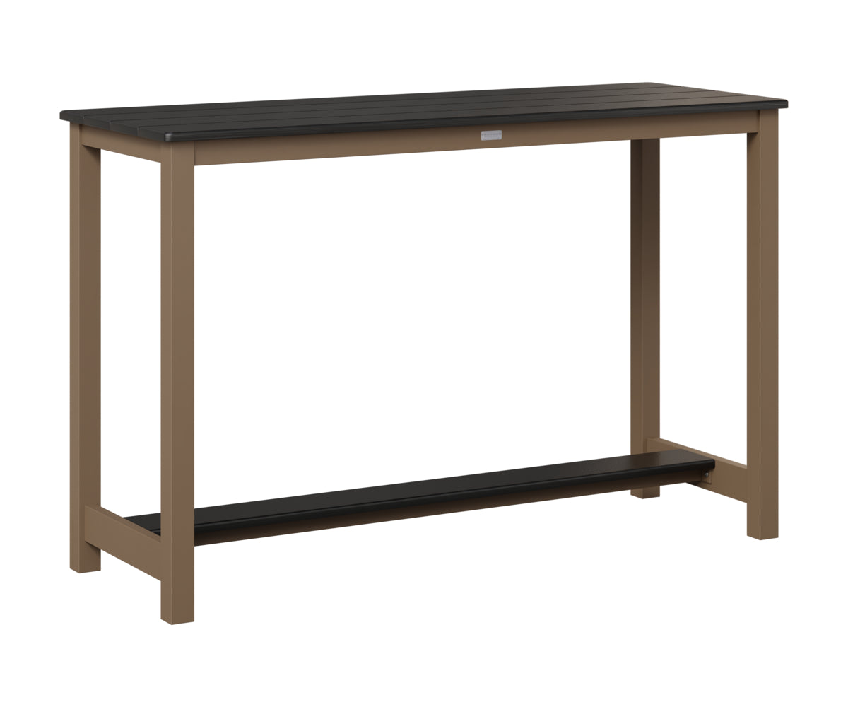 Balcony Table - Hammered Top - Aluminum Base - Bar Height