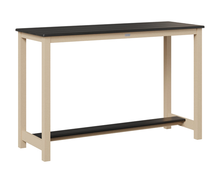 Balcony Table - Hammered Top - Aluminum Base - Bar Height
