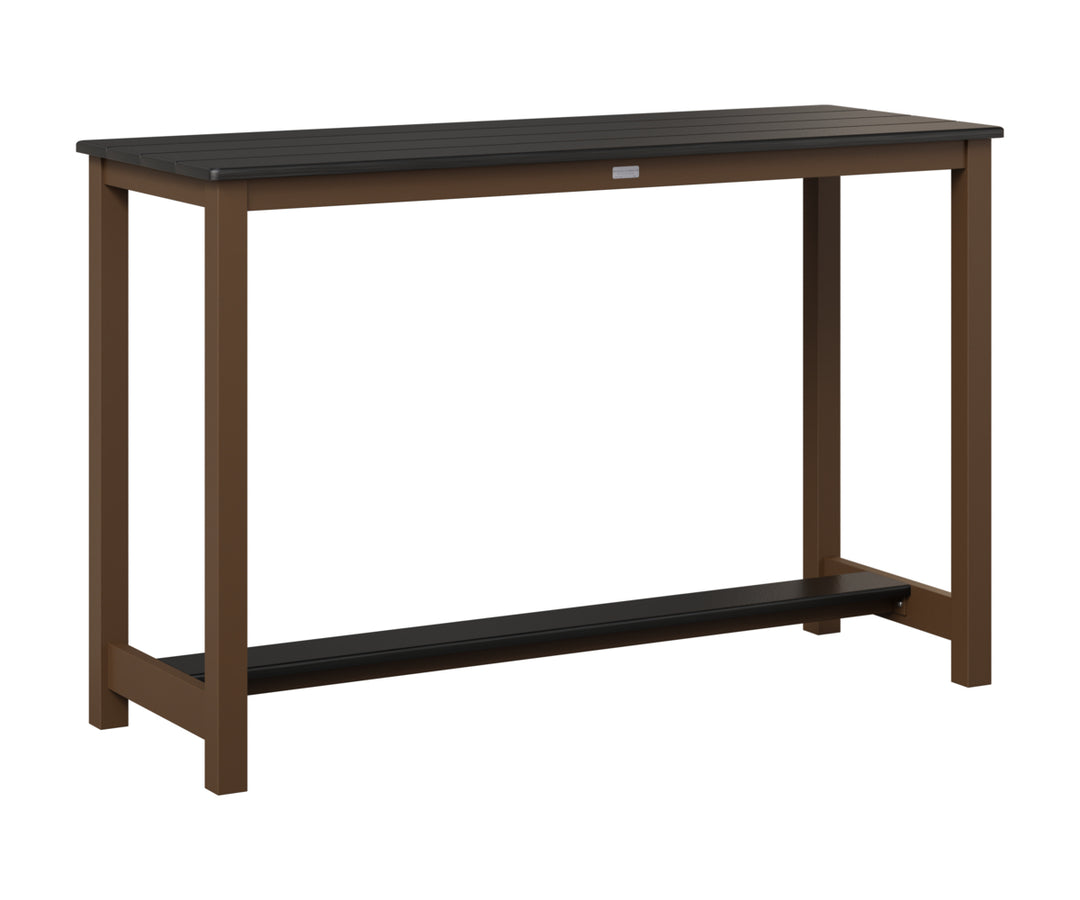 Balcony Table - Hammered Top - Aluminum Base - Bar Height