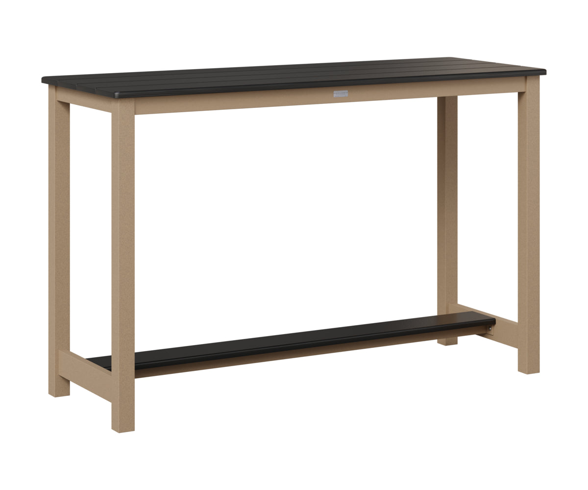 Balcony Table - Hammered Top - Aluminum Base - Bar Height
