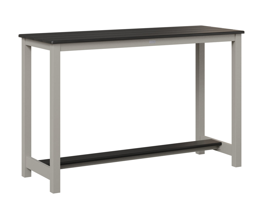 Balcony Table - Hammered Top - Aluminum Base - Bar Height