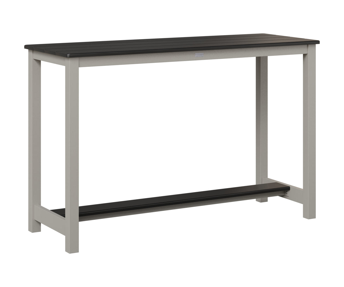 Balcony Table - Hammered Top - Aluminum Base - Bar Height