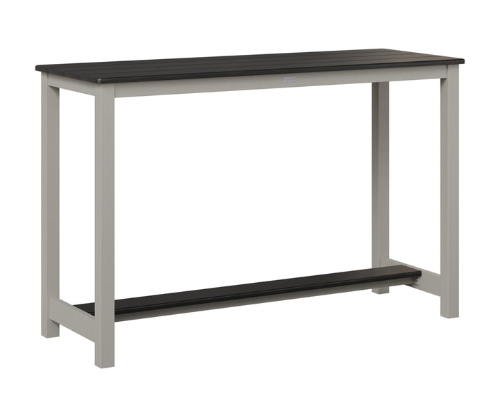 Balcony Table - Hammered Top - Aluminum Base - Bar Height