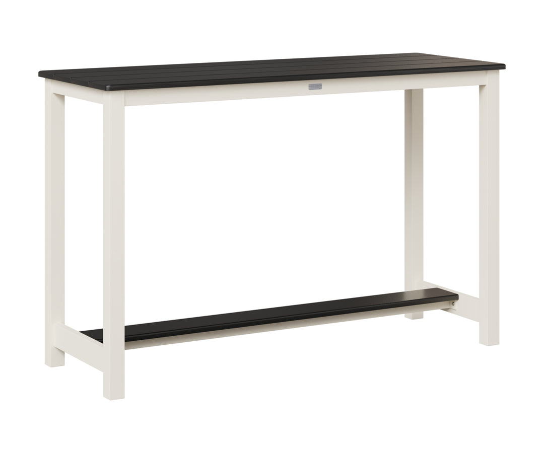 Balcony Table - Hammered Top - Aluminum Base - Bar Height