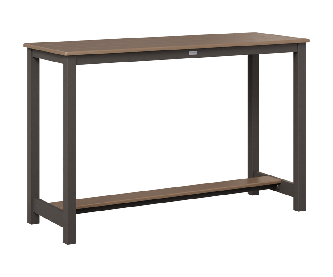 Balcony Table - Hammered Top - Aluminum Base - Bar Height