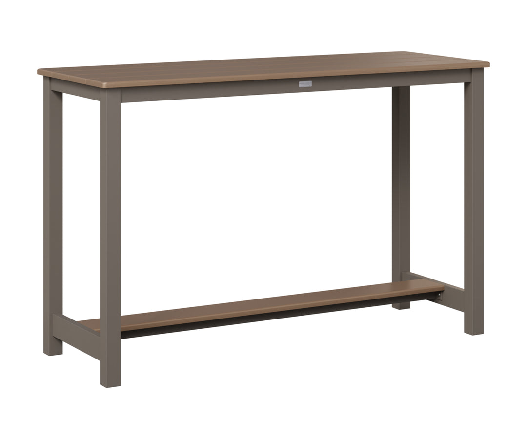 Balcony Table - Hammered Top - Aluminum Base - Bar Height