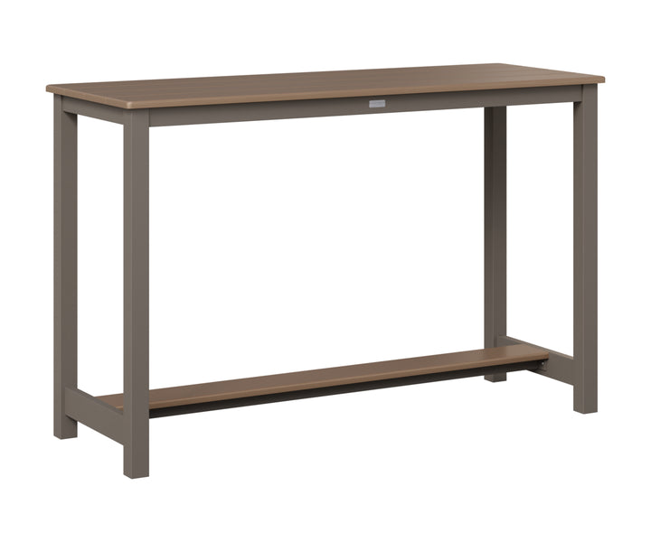 Balcony Table - Hammered Top - Aluminum Base - Bar Height