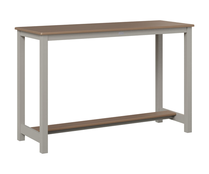 Balcony Table - Hammered Top - Aluminum Base - Bar Height