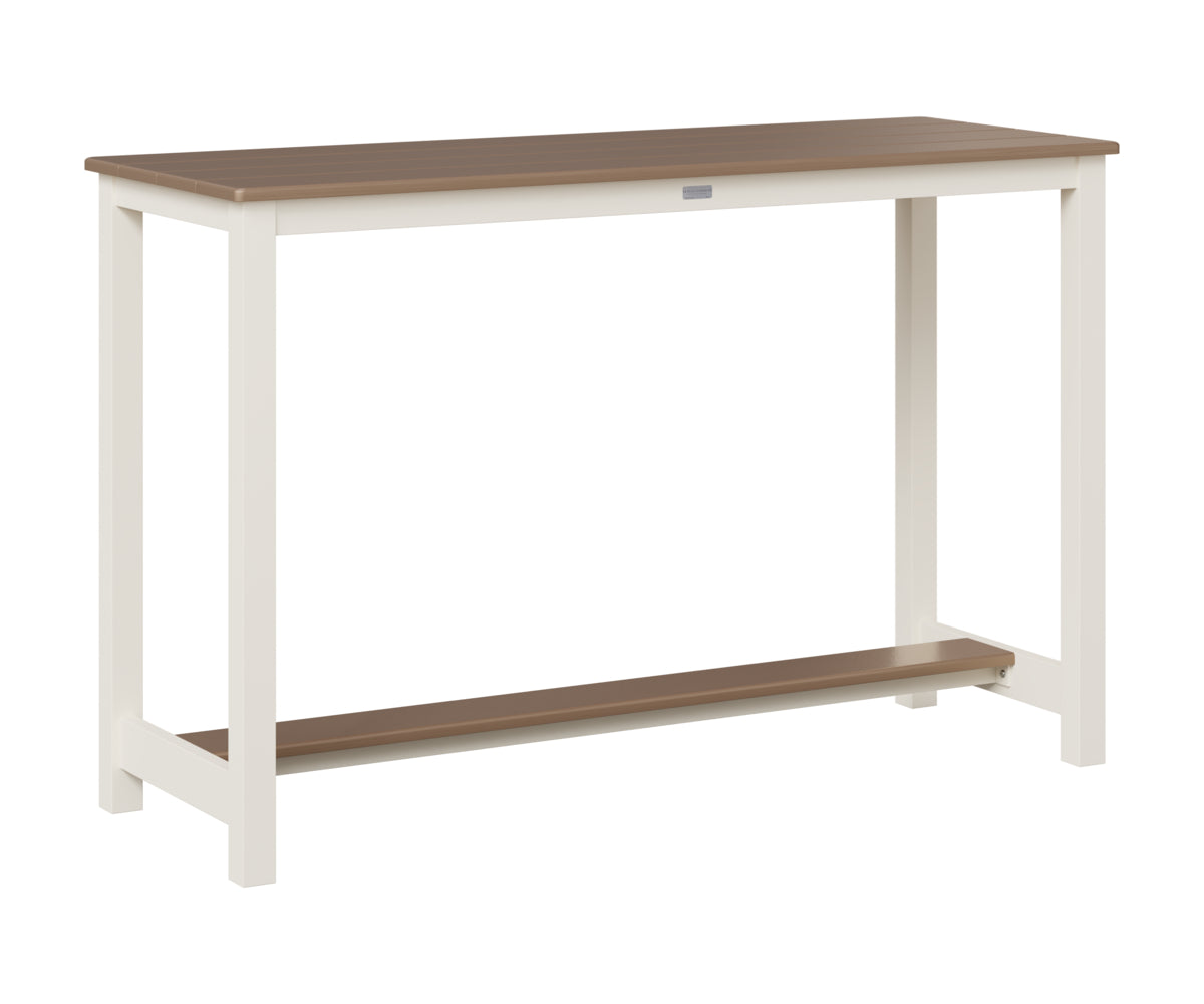 Balcony Table - Hammered Top - Aluminum Base - Bar Height