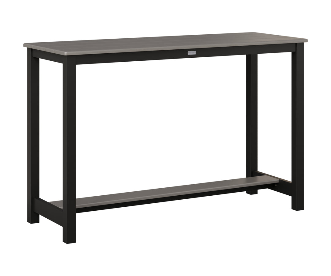 Balcony Table - Hammered Top - Aluminum Base - Bar Height