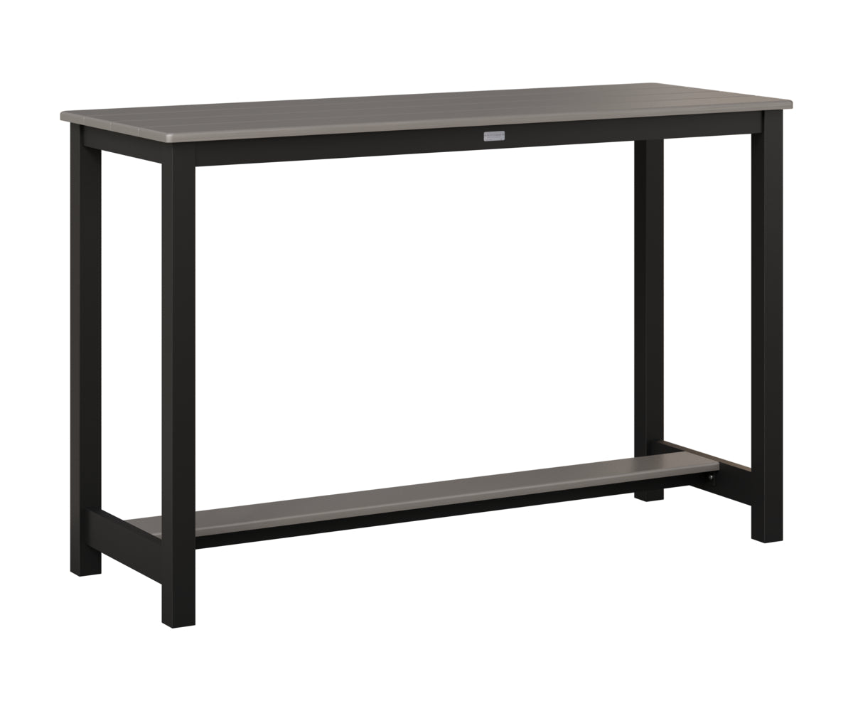 Balcony Table - Hammered Top - Aluminum Base - Bar Height