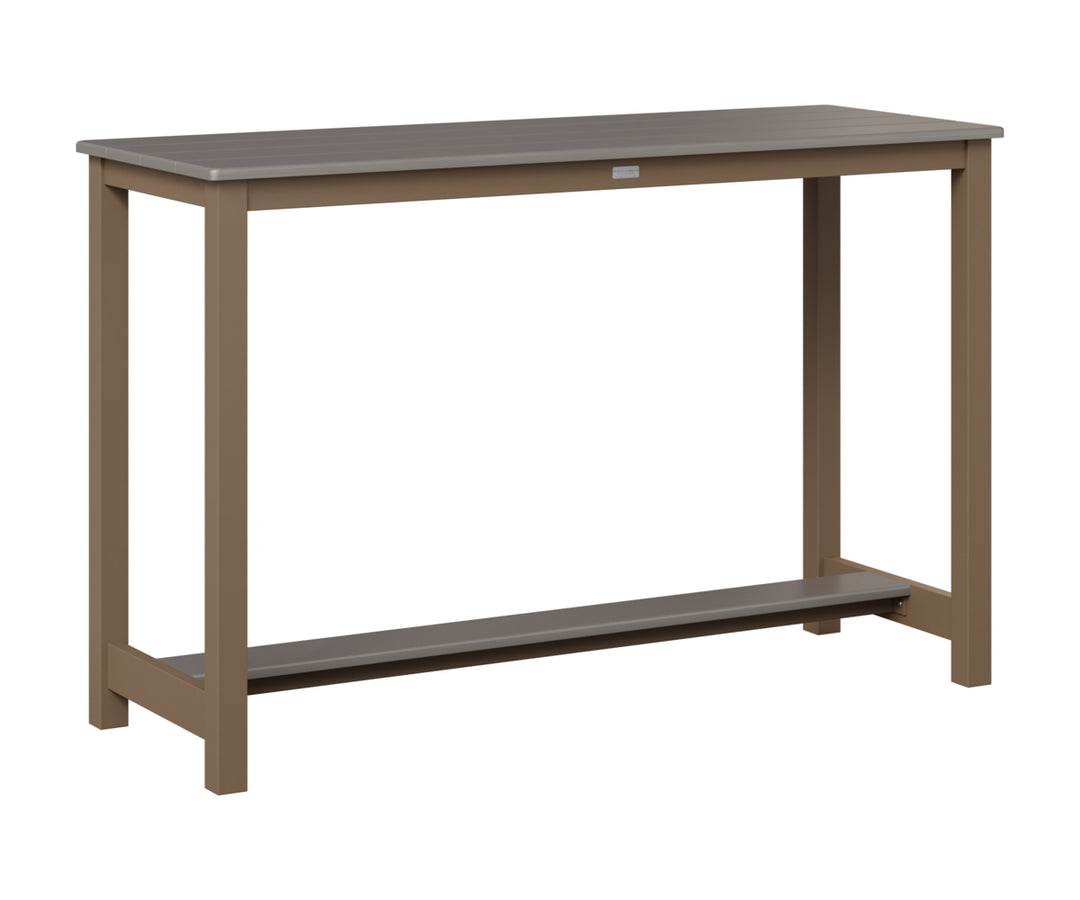 Balcony Table - Hammered Top - Aluminum Base - Bar Height