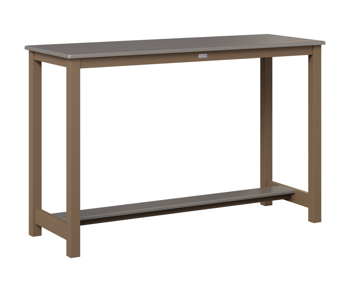 Balcony Table - Hammered Top - Aluminum Base - Bar Height