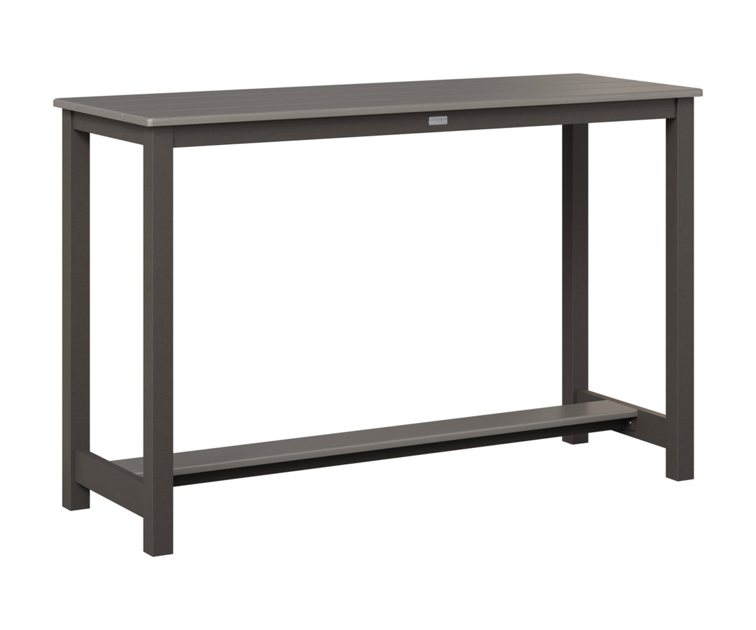 Balcony Table - Hammered Top - Aluminum Base - Bar Height