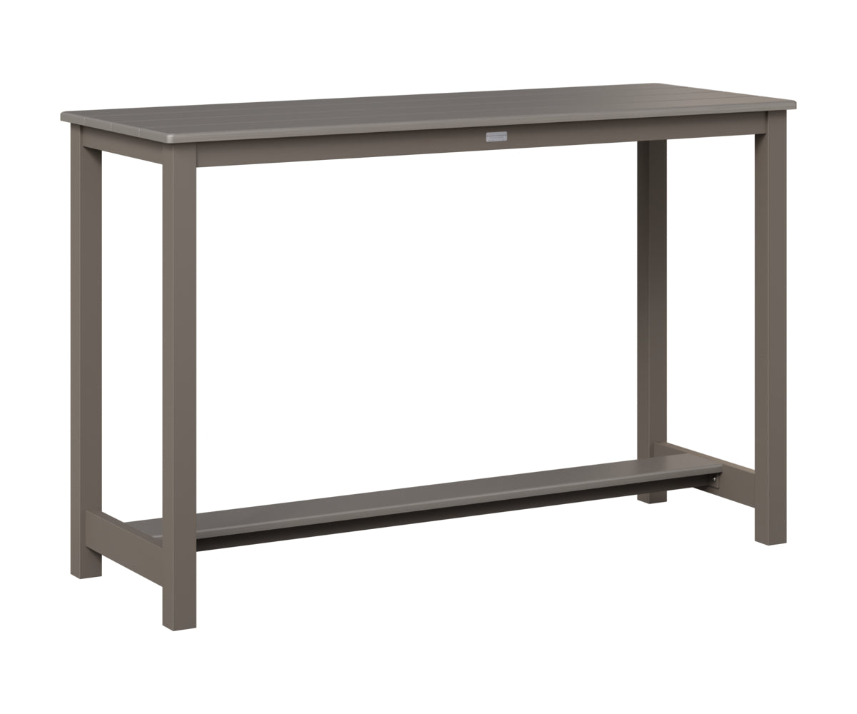Balcony Table - Hammered Top - Aluminum Base - Bar Height