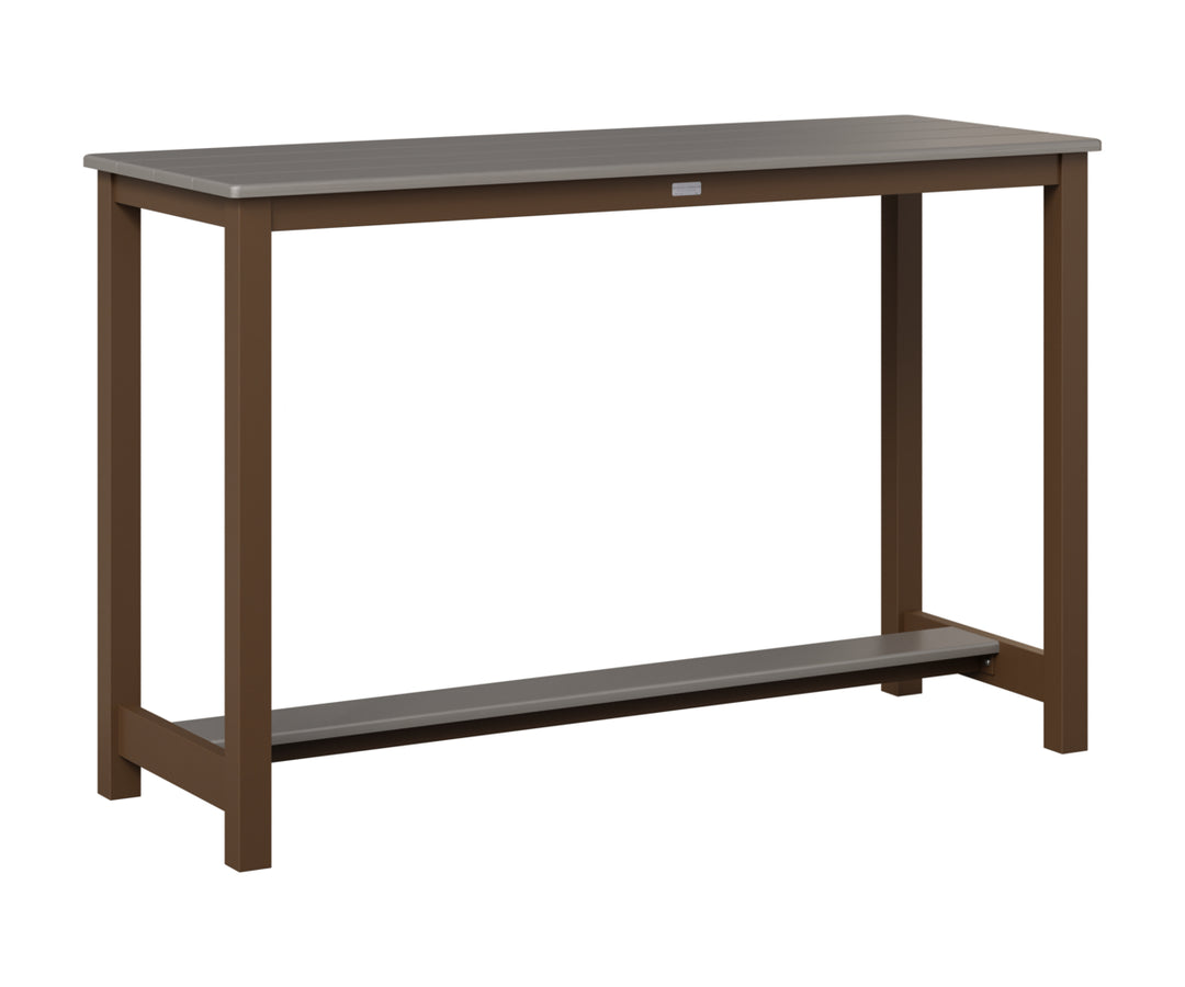 Balcony Table - Hammered Top - Aluminum Base - Bar Height