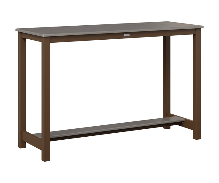Balcony Table - Hammered Top - Aluminum Base - Bar Height