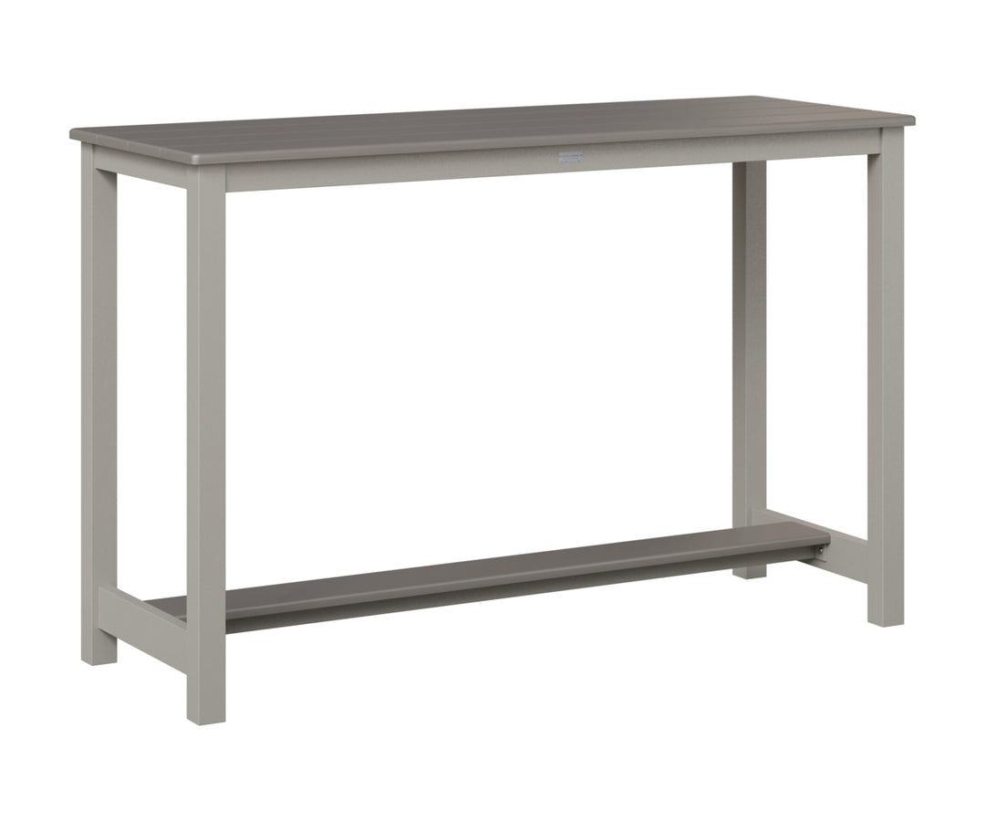 Balcony Table - Hammered Top - Aluminum Base - Bar Height