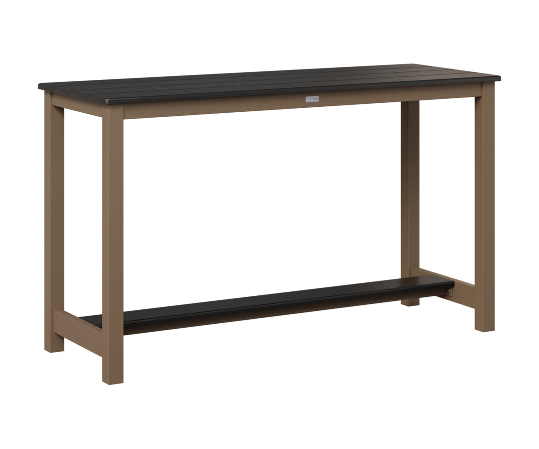 Balcony Table - Hammered Top - Aluminum Base - Counter Height
