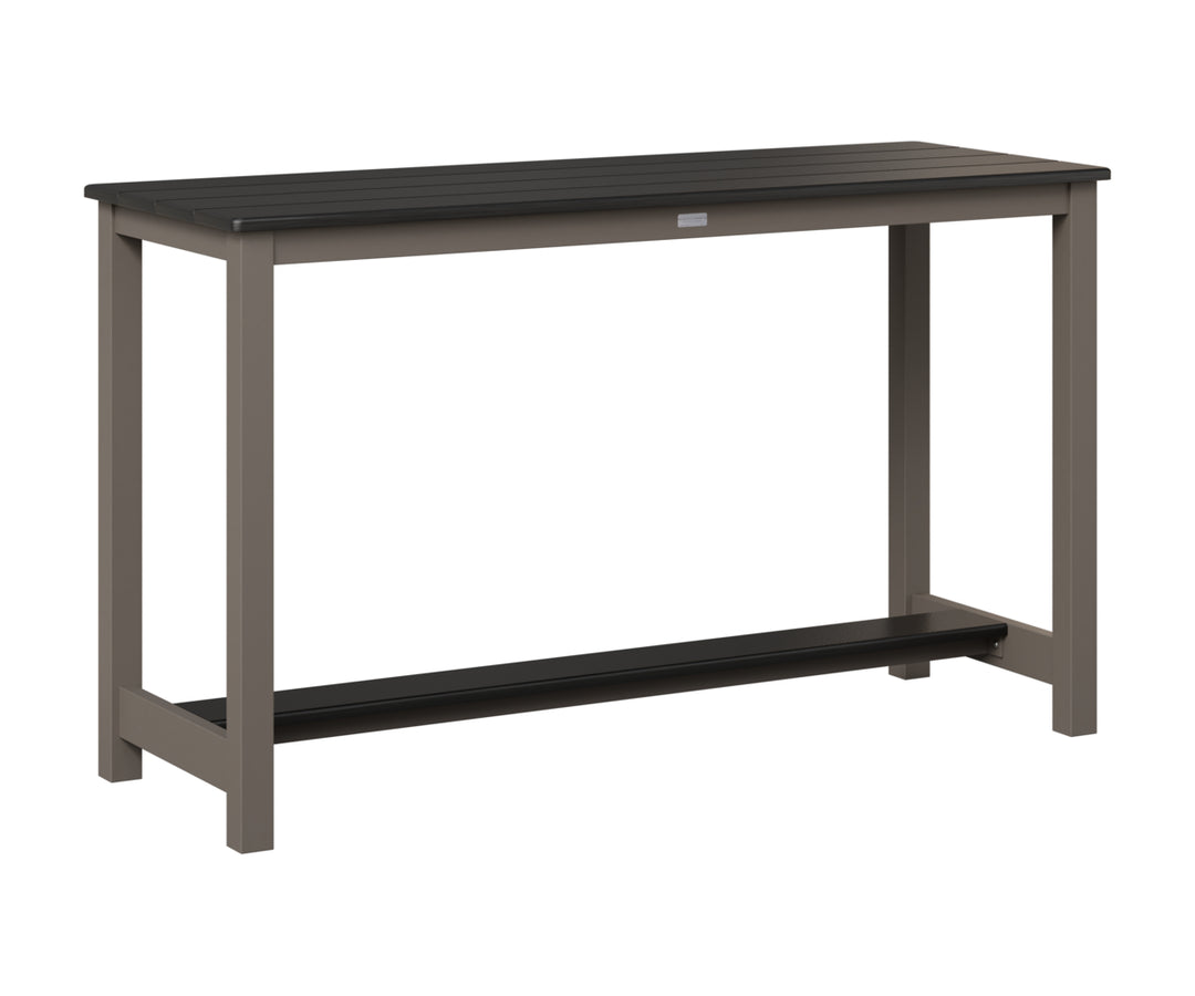 Balcony Table - Hammered Top - Aluminum Base - Counter Height