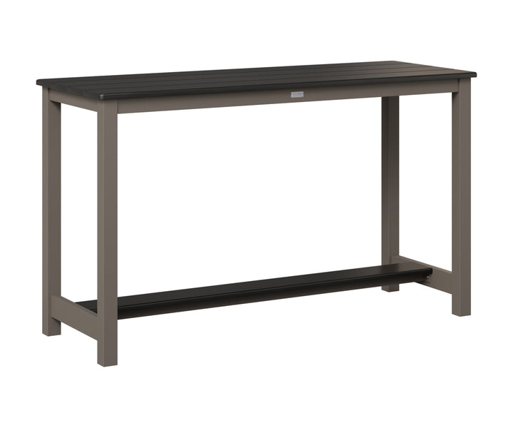Balcony Table - Hammered Top - Aluminum Base - Counter Height
