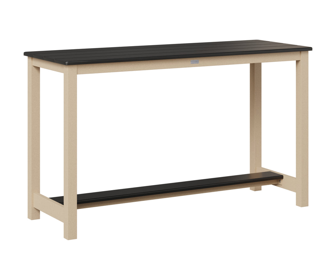 Balcony Table - Hammered Top - Aluminum Base - Counter Height