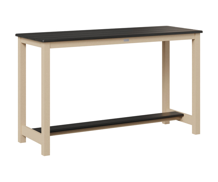 Balcony Table - Hammered Top - Aluminum Base - Counter Height