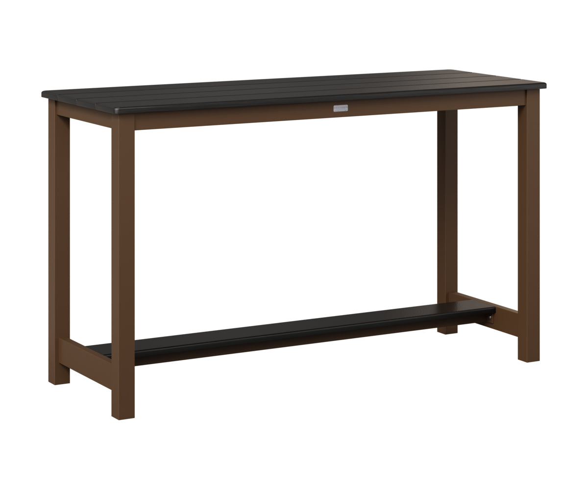 Balcony Table - Hammered Top - Aluminum Base - Counter Height