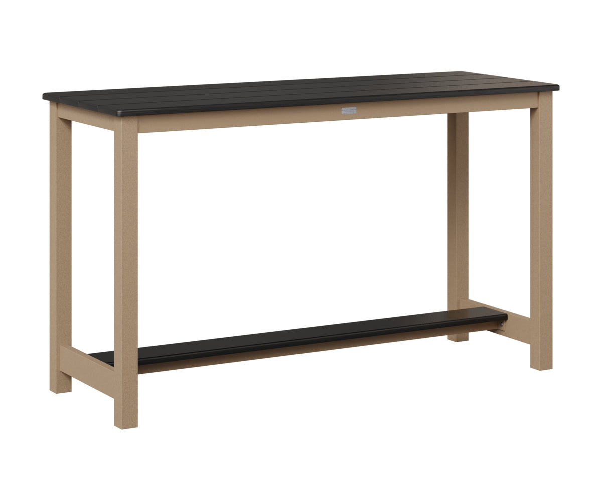 Balcony Table - Hammered Top - Aluminum Base - Counter Height