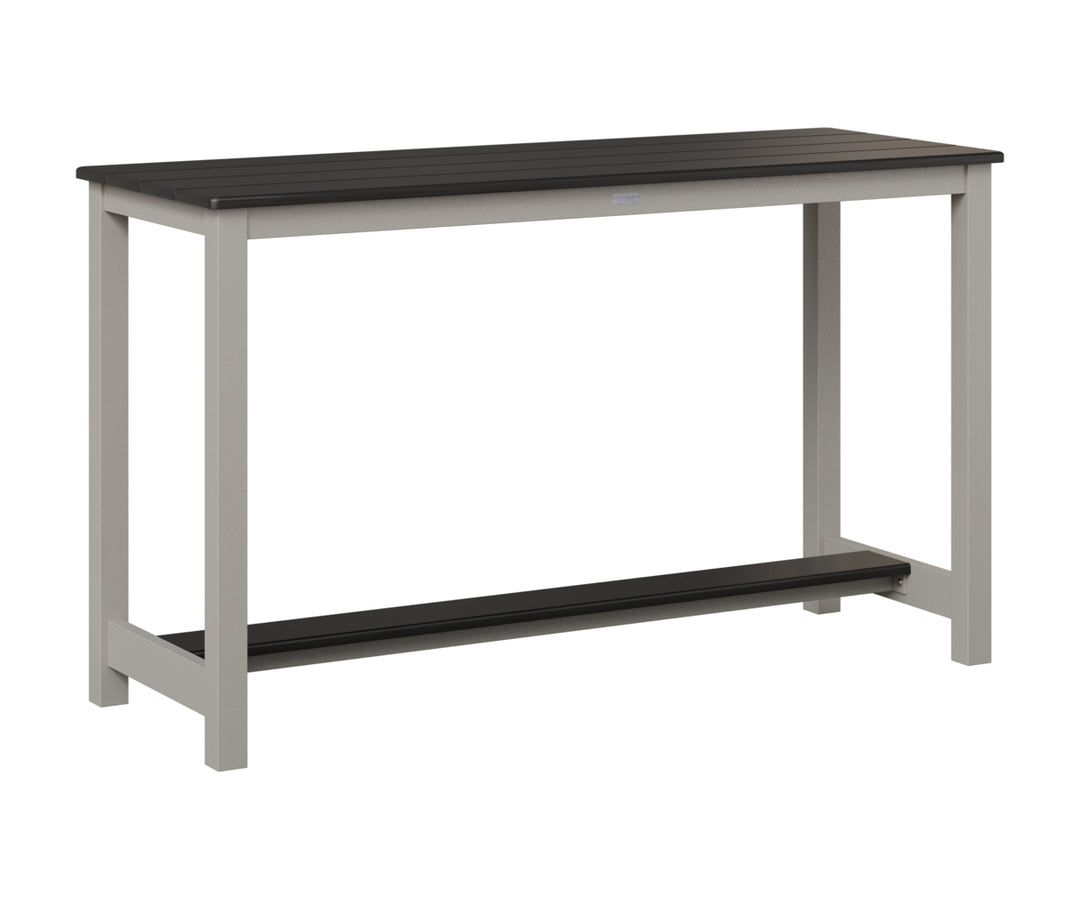 Balcony Table - Hammered Top - Aluminum Base - Counter Height