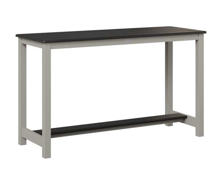 Balcony Table - Hammered Top - Aluminum Base - Counter Height