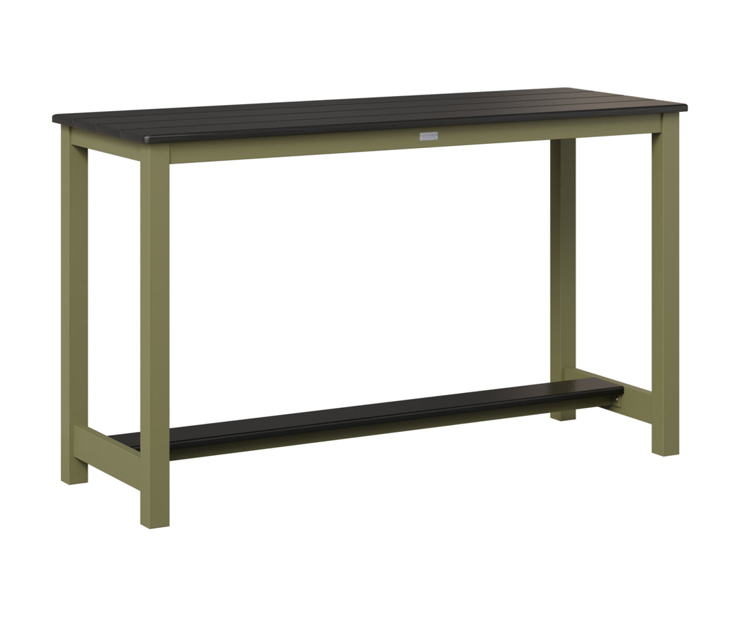 Balcony Table - Hammered Top - Aluminum Base - Counter Height