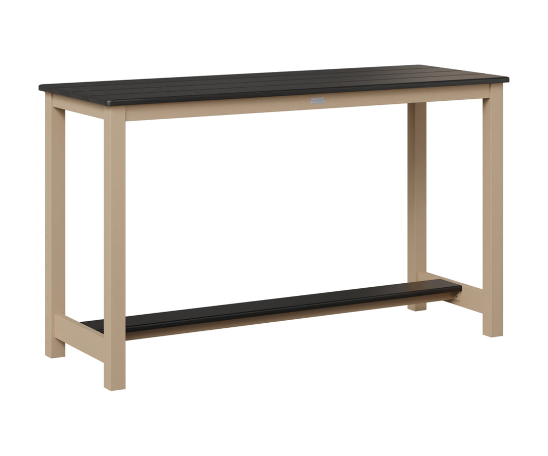 Balcony Table - Hammered Top - Aluminum Base - Counter Height