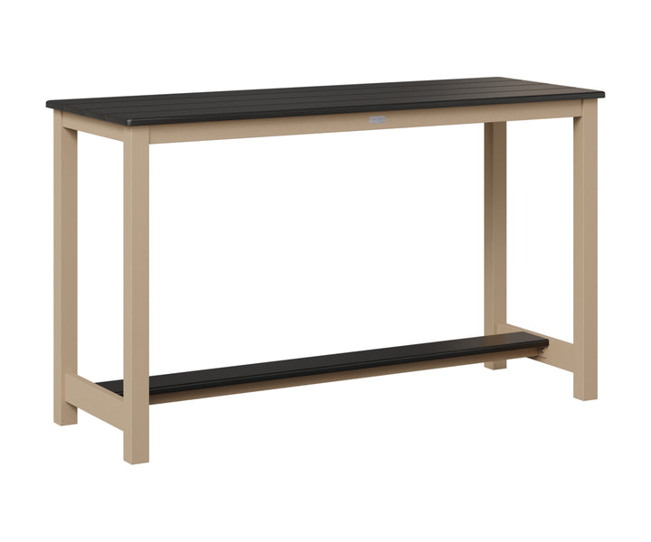Balcony Table - Hammered Top - Aluminum Base - Counter Height