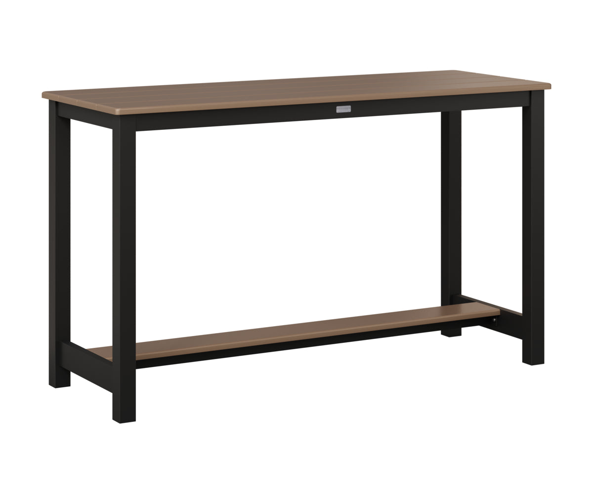Balcony Table - Hammered Top - Aluminum Base - Counter Height