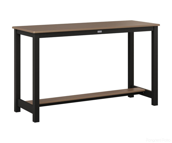 Balcony Table - Hammered Top - Aluminum Base - Counter Height